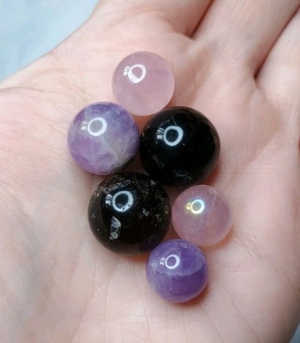 Set crystal spheres - crystal,