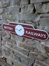  BRITISH RAILWAYS totem enamel