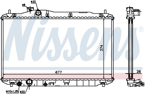 Radiator engine cooling for - engine,