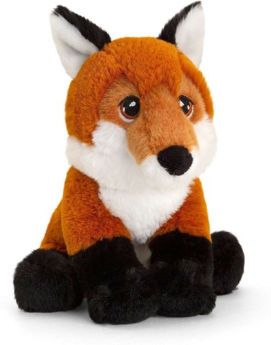 Fox plush toy - fox, recycled
