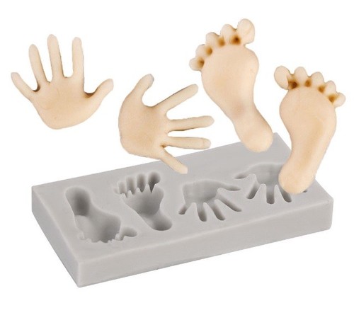 Child hands and - feet, silicone