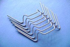 GREENHOUSE GLAZING CLIPS W  GLASS  CLIPS SPRING WIRE CHOOSE FROM 5 TO 500