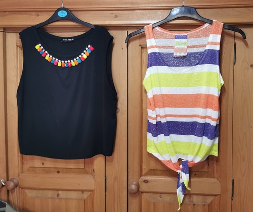 Vest tops tie - tie, stripe