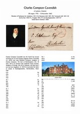 Z-GB Free Front 1833 signed CC Cavendish, MP Aylesbury Surrey Youghal NewtownIoW