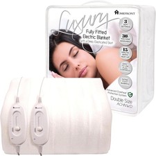 Homefront Electric Blanket Double – Premium Heated Mattress Cover, New 