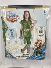 Poison Ivy Girls Fancy Dress Superhero Villian Kids Halloween Costume 3-4 Years