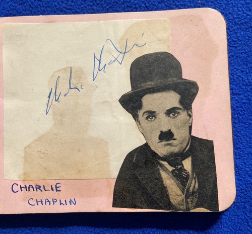 Charlie chaplin signed - charlie,