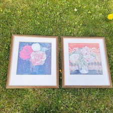Pair Mackintosh Peonies Prints