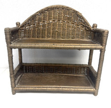 Small Vintage Wicker Rattan