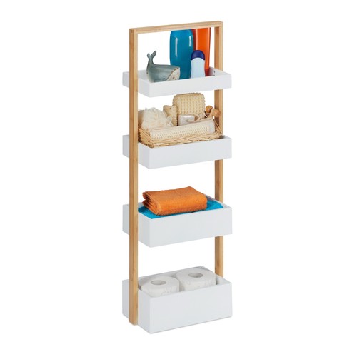 Bathroom shelf bamboo - bathroom,
