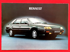 1990 RENAULT RANGE Sales Brochure - GTA R5 GT Turbo R19 R21 Quadra Espace R25
