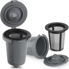 Reusable Single Serve Cafe K-Cup Filter Pods for Cuisinart Coffee Maker Grey