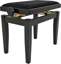 Piano Bench Elegance black