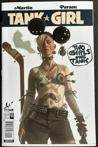 Tank girl two girls one - two,