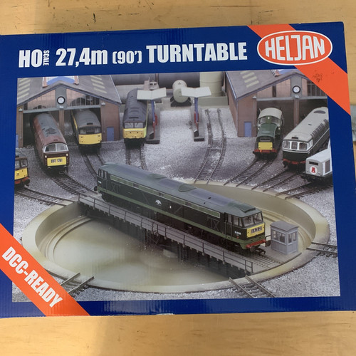 Heljan model railway - railway, turntable