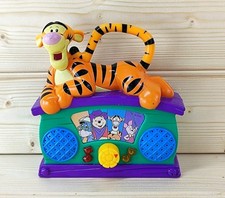 Vintage Disney Mattel Tigger Winnie The Pooh Musical Toy Kids Baby Toy 2002