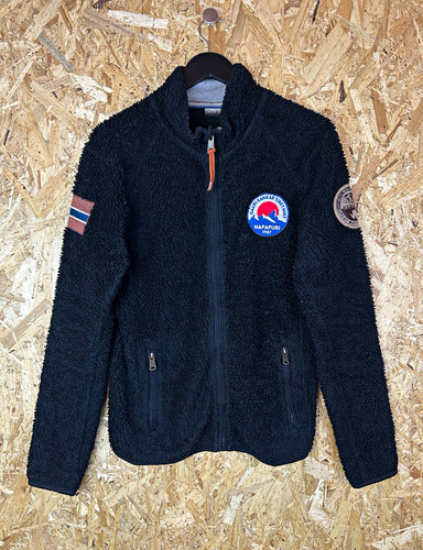 Napapijri sherpa fleece jacket - napapijri,
