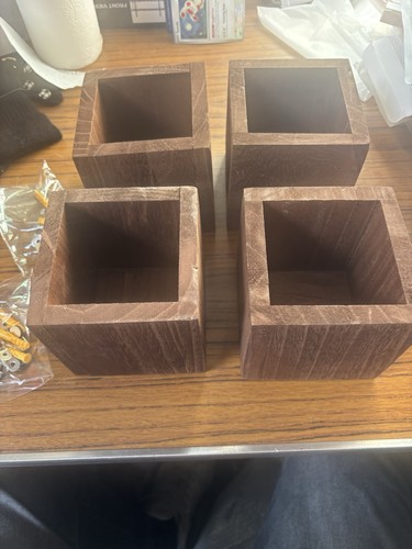Set wooden square - 4,