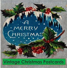Vintage Christmas Postcards.
