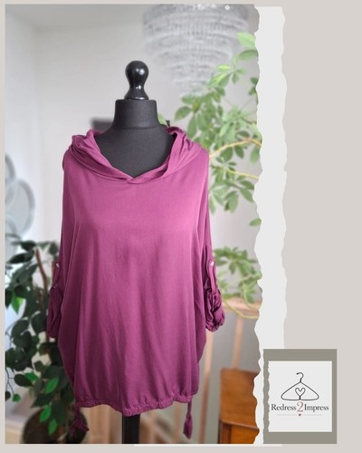 Womens baggy hooded - baggy, tunic