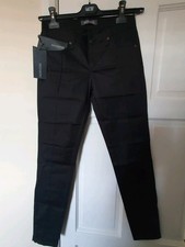 Ermanno Scervino Designer Womens Boyfriend Black Jeans Size 29