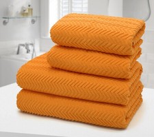 Luxury Chevron Jacquard Towels