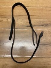 Traditional Very Dark Brown English Leather Replacement Headpiece For Bridle