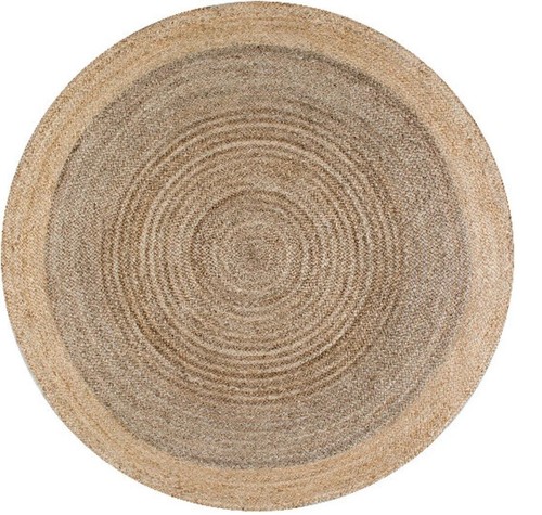 Rug round natural - jute, carpet