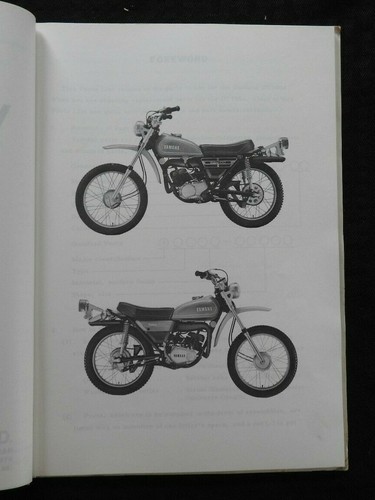 1974 1975 yamaha 100cc - "100cc, dt100a