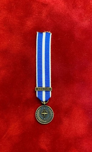 Nato kosovo mini medal - nato, with