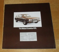 Reliant Scimitar GTE Brochure