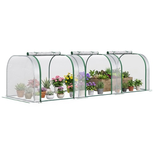 Outsunny tunnel greenhouse - tunnel,
