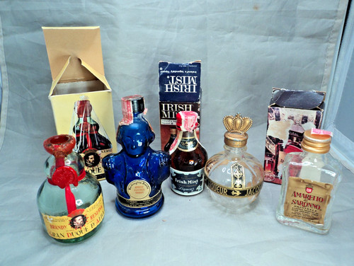Vintage miniature liquor - vintage,