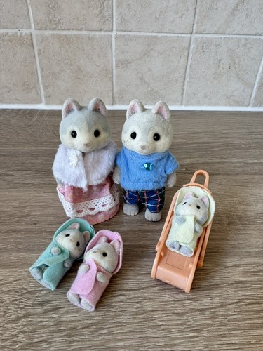 Sylvanian families husky sled - families,