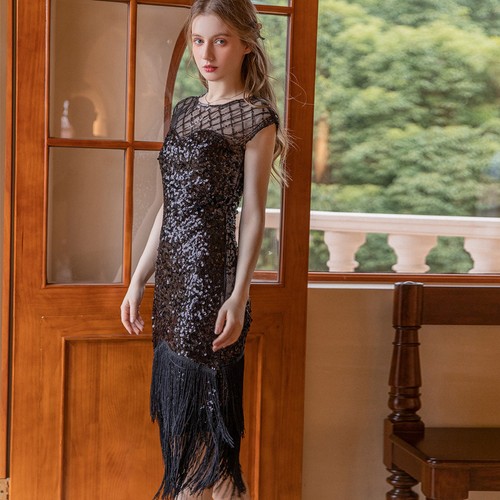 Womens flapper dresses vintage - flapper,