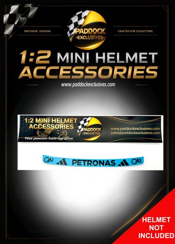 Mini helmet visor strip - f1,