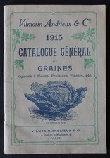 1915 Catalogue VILMORIN ANDRIEUX & Cie seeds plants flowers WW1
