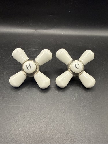 Vintage faucet porcelain cross