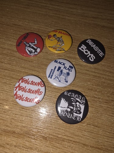Hardcore punk button - button, badges
