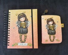  Santoro Gorjuss Bee Loved Duo. Journal Notebook 2018 & Folding Shopping Bag