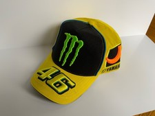 VR46 Yamaha Monster Valentino Rossi Moto GP Racing Official Yellow Baseball Cap