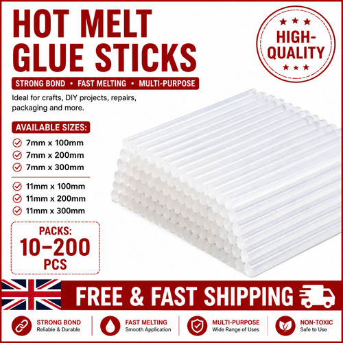 Hot melt glue gun sticks - hot,