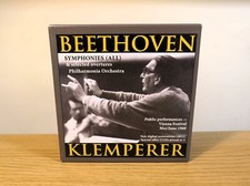 Beethoven Symphonies Otto Klemperer Live Vienna Festival 1960 Music & Arts 5 CD