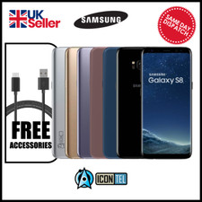 Samsung Galaxy S8 SM-G950F 64GB Unlocked android phone BLACK Grade A+Pristine