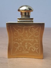 Hermes 24 Faubourge Refillable Perfume Gold Tone Metal Case Purse Spray (empty)