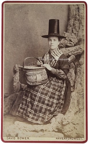 Cdv lady welsh - cdv, costume