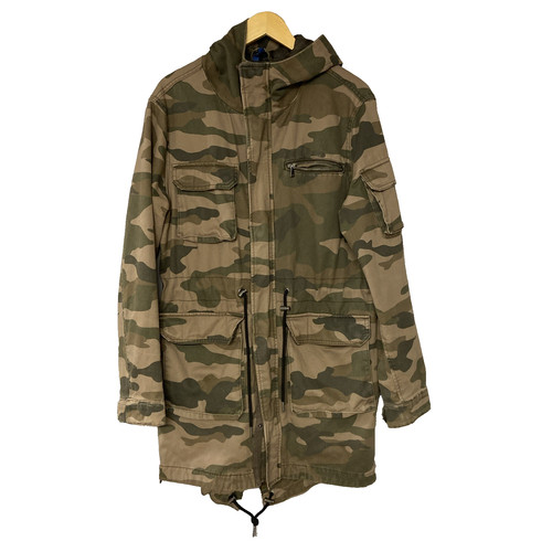Camo parka jacket mens medium - camo,