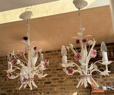 Pair Vintage French Toleware