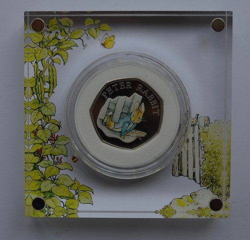 50p peter rabbit royal - peter, mint