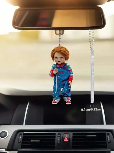 Horror chucky car - chucky, rearview